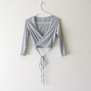 American Apparel wrap top